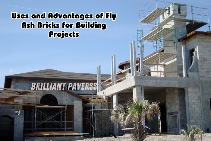 Ongoing building project in Coimbatore using durable Designed fly ash bricks supplied by Brilliant Paverss